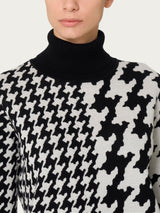 Dolcevita in filato Winter Cotton Neri Donna - Ragno