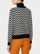 Dolcevita corto in filato Winter Cotton Neri Donna - Ragno