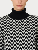 Dolcevita corto in filato Winter Cotton Neri Donna - Ragno