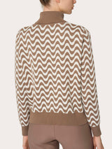 Dolcevita corto in filato Winter Cotton Marroni Donna - Ragno