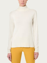 Dolcevita a maglia unita Four Seasons Bianchi Donna - Ragno