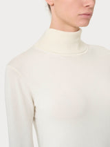 Dolcevita a maglia unita Four Seasons Bianchi Donna - Ragno