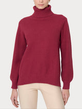 Dolcevita Punto Riso in Super Soft Rossi Donna - Ragno