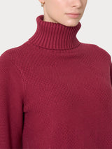 Dolcevita Punto Riso in Super Soft Rossi Donna - Ragno