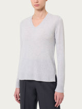 Maglia con scollo a V in cashmerino - - Ragno