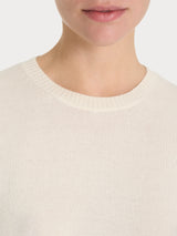 Maglia girocollo in cashmerino Bianchi Donna - Ragno