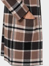 Cardigan lungo aperto in Super Soft Marroni Donna - Ragno