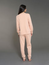 Pigiama con scollo a goccia in interlock di cotone - - Ragno