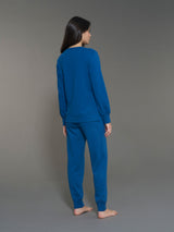 Pigiama con scollo a goccia in interlock di cotone - - Ragno