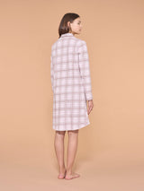 Camicia da notte aperta in interlock di cotone - - Ragno