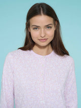Camicia da notte a serafino in interlock di cotone - - Ragno