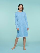 Camicia da notte in interlock di cotone - - Ragno