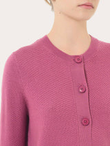 Cardigan corto con bottoni in Merino Soft - - Ragno