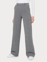 Pantalone a palazzo con tasche in tessuto Eco Jacquard - - Ragno