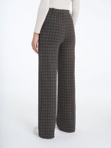 Pantalone a palazzo con tasche in tessuto Eco Jacquard - - Ragno