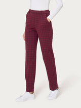 Pantalone dritto con tasche in tessuto Eco Jacquard - - Ragno
