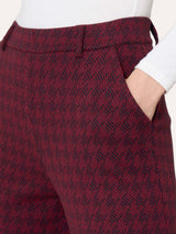 Pantalone dritto con tasche in tessuto Eco Jacquard - - Ragno
