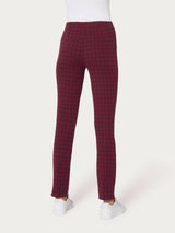 Pantalone a sigaretta in tessuto Eco Jacquard - - Ragno