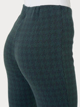 Pantalone a sigaretta con pied de poule in Eco Jacquard - - Ragno
