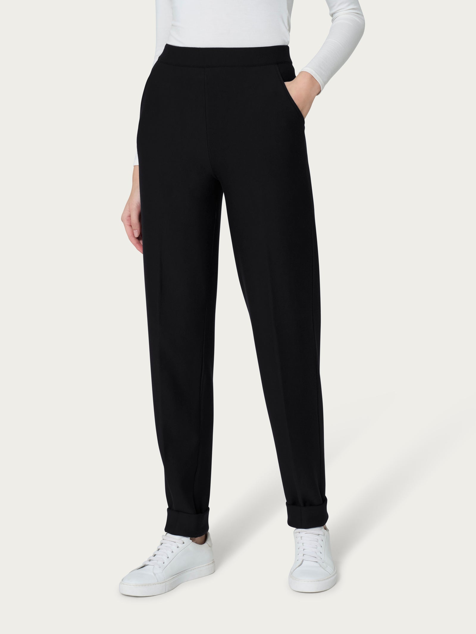 Pantalon large en velours côtelé - Bleu - 18.00