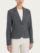 Blazer corto con 1 bottone in Compact - - Ragno