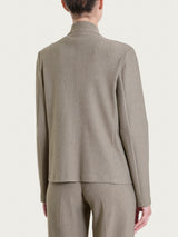 Blazer corto in Compact Grigi Donna - Ragno