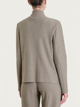 Blazer corto in Compact Grigi Donna - Ragno