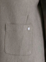 Blazer corto in Compact Grigi Donna - Ragno