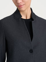 Blazer corto in Compact Neri Donna - Ragno