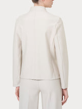 Blazer corto in Compact Bianchi Donna - Ragno