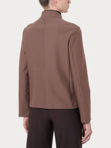 Blazer corto in Compact Marroni Donna - Ragno