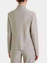 Blazer corto in Compact Grigi Donna - Ragno