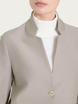 Blazer corto in Compact Grigi Donna - Ragno