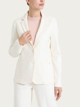 Blazer con due bottoni in Compact Bianchi Donna - Ragno