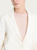 Blazer con due bottoni in Compact Bianchi Donna - Ragno