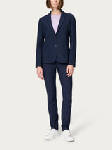 Blazer con due bottoni in Compact Blu Donna - Ragno