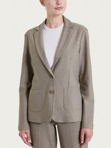 Blazer con due bottoni in Compact Grigi Donna - Ragno