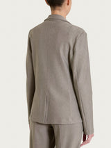 Blazer con due bottoni in Compact Grigi Donna - Ragno