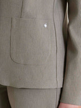 Blazer con due bottoni in Compact Grigi Donna - Ragno