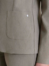 Blazer con due bottoni in Compact Grigi Donna - Ragno