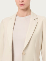Blazer con due bottoni in Compact Bianchi Donna - Ragno