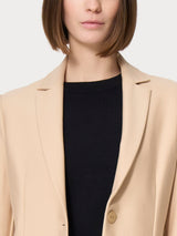 Blazer con due bottoni in Compact Marroni Donna - Ragno