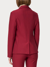 Blazer con due bottoni in Compact Rossi Donna - Ragno