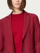 Blazer con due bottoni in Compact Rossi Donna - Ragno
