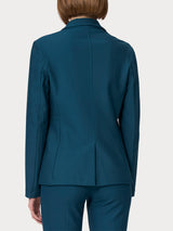 Blazer con due bottoni in Compact Blu Donna - Ragno