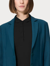 Blazer con due bottoni in Compact Blu Donna - Ragno