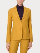 Blazer con due bottoni in Compact Gialli Donna - Ragno