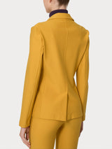 Blazer con due bottoni in Compact Gialli Donna - Ragno