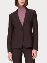 Blazer con due bottoni in Compact Marroni Donna - Ragno