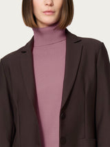 Blazer con due bottoni in Compact Marroni Donna - Ragno